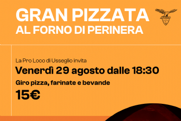 Grande pizzata del forno di Perinera