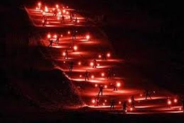 Fiaccolata dei maestri di sci