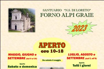 Apertura del Santuario di Forno Alpi Graie