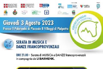 SERATA DI MUSICA E DANZE FRANCOPROVENZALI - GROSCAVALLO MOUNTAIN FESTIVAL