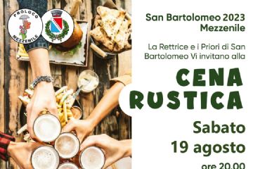 CENA RUSTICA
