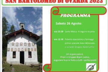 Festa di san Bartolomeo di Ovarda