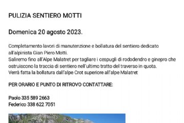 PULIZIA SENTIERO MOTTI
