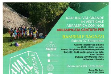 Raduno Val Grande in Verticale - Arrampica con noi!