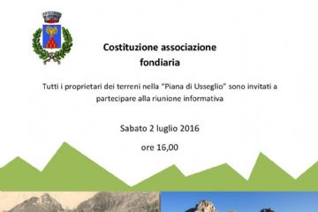 Costituzione associazione fondiaria