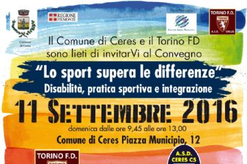 Giornata &quot;Lo sport supera le differenze&quot;