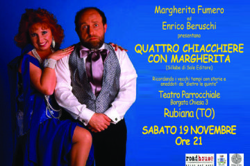 Sabato 19 novembre doppio appuntamento con la cultura e lo spettacolo a Rubiana.