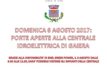 VISITA ALLA CENTRALE IDROELETTRICA DI GAIERA