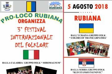 La PROLOCO  di Rubiana organizza: 3&#176;Festival del Folklore