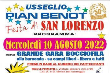 Festa di S. Lorenzo Fraz. Pian Benot