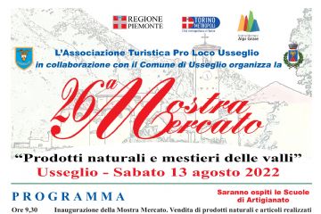 26&#176; Mostra Mercato dei Prodotti Naturali e Mestieri delle Valli