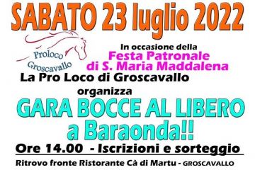 Gara bocce al libero a baraonda