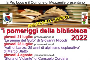 I pomeriggi della Biblioteca