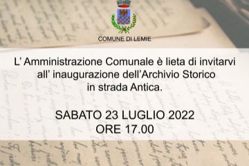 Inaugurazione dell&#39;archivio storico