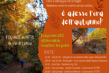 Foliage in MTB in Val di Lanzo