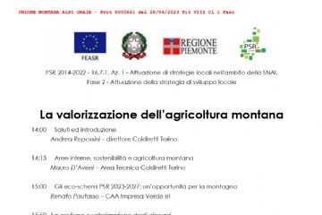 La valorizzazione dell’agricoltura montana