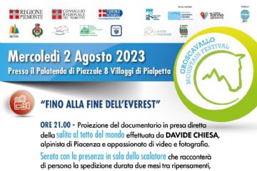 INCONTRO CON DAVIDE CHIESA, ALPINISTA - GROSCAVALLO MOUNTAIN FESTIVAL