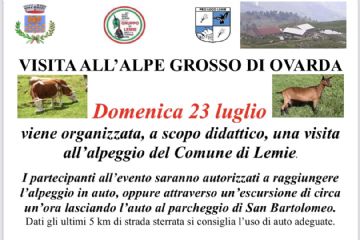 VISITA ALL&#39;ALPE GROSSO DI OVARDA