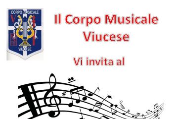 CONCERTO DEL CORPO MUSICALE VIUCESE