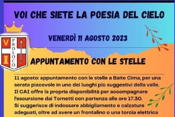 VOI STELLE CHE SIETE LA POESIA DEL CIELO