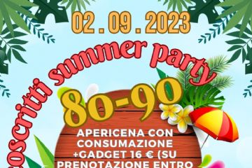 COSCRITTI SUMMER PARTY