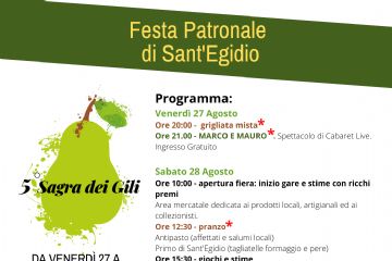 5&#176; Sagra dei Gili - Festa patronale di Sant Egidio